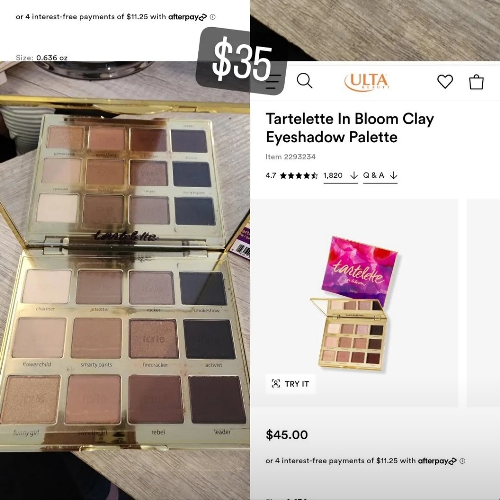 Tarte pallet